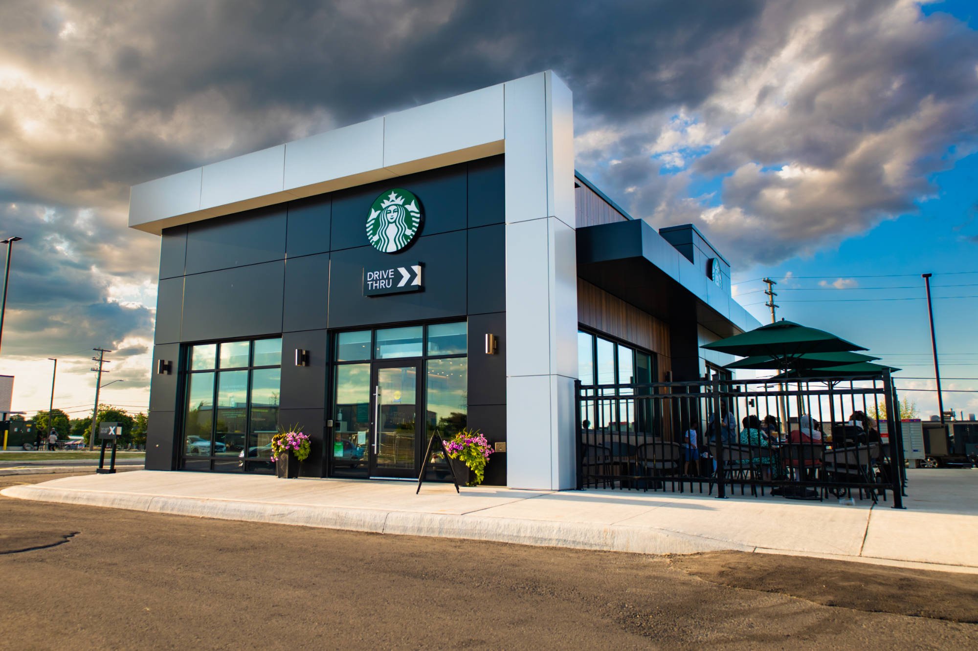 commercial property development for Starbucks